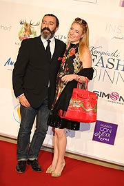 Franziska Gräfin Fugger von Babenhausen mit Mann Mauro Bergonzoli auf dem Kempinski Fashion Dinner am 23.05.2017 (©Foto:Martin Schmitz)